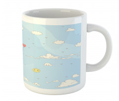 Balloons in Sky Mug