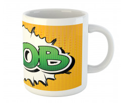 Male Name Comic Burst Mug