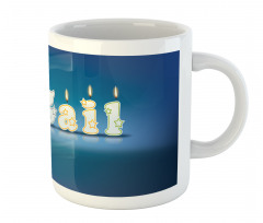 Alphabet Cake Topping Mug