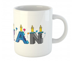 Candles Balloon Mug