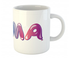 Feminine Balloon Name Mug