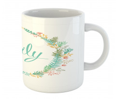 Vintage Leaves Design Mug