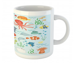 Sea Animals Submarine Mug