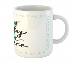 Hand Lettering Calligraphy Mug