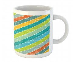 Diagonal Strips Mug