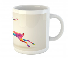 Colorful Fractal Deer Mug