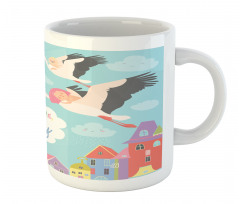 Cartoon Storks Mug