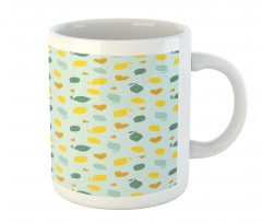 Scribbled Lemon Design Mug