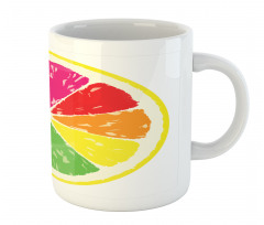 Rainbow Citrus Slice Mug