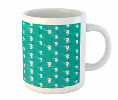 Ocean Sea Life Theme Mug