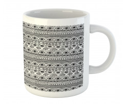 Monochrome Rhombuses Mug