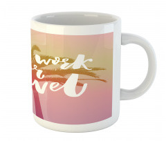 Summer Travel Palm Mug