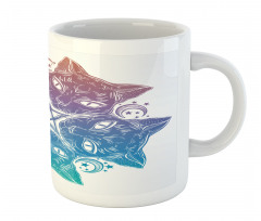 Cats Mandala Design Mug