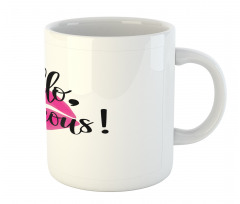 Pink Lipstick Mug