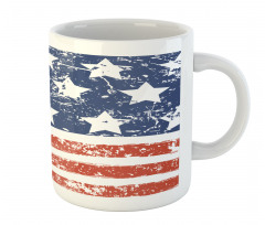 Flag with Grunge Effect Mug