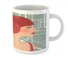 Lady with Bandana Mug