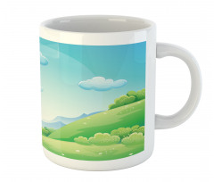 Cartoon Country Landscape Mug