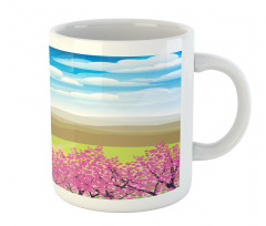 Branches with Mountain Mug