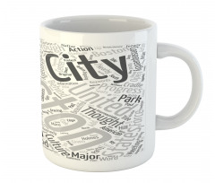 Worldcloud for Tourists Mug