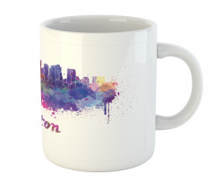 Ink Splattered Design Mug