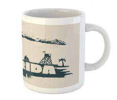 Vintage Seaside View Mug