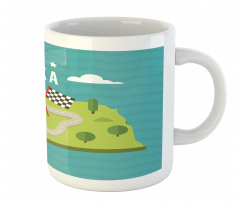 Map of Nebraska State Mug