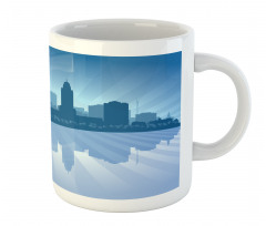 Lincoln City Skyline Mug