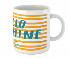 Words Stripes Mug