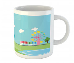 Cartoon Village Mug