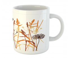 Composition with Leaves Mug