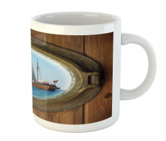 Ship Window with Cruise Mug