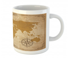 Vintage Cartography Art Mug