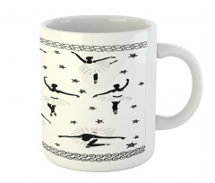 Stars and Hand-drawn Swirls Mug