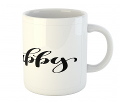 Words in Art Form Mug