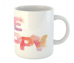 Watercolor Inscription Art Mug