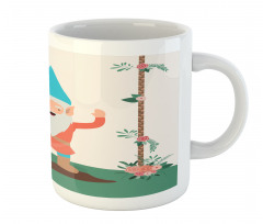 Funny Character in the Garden Mug