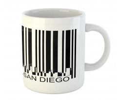 Barcode City Buildings Mug