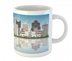 City Skyline Reflections Mug