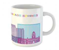 Colorful Urban City Sky Mug