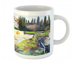 Tuscany Village Scenery Mug