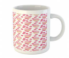 Doodle Style Strawberry Mug