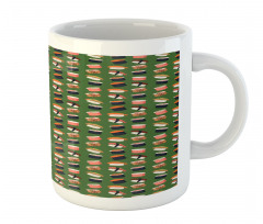 Seafood Rolls on Green Shade Mug