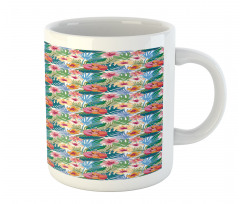 Jungle Nature Flourish Motifs Mug