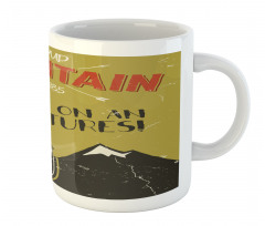 Lets Go on an Adventure Words Mug