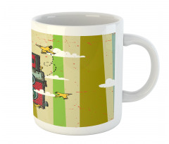 2 Lenses and Birds Clouds Mug