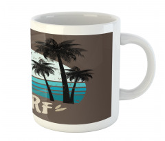 Los Angeles Beach Grunge Mug