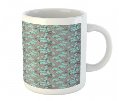 Silhouette Foliage Leaves Mug