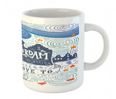 Canal Houses Travel Words Mug