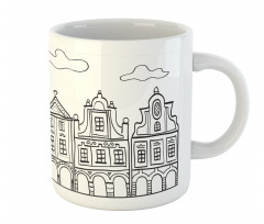 Village Houses Theme Mug