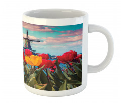 Idyllic Spring Tulips Mug